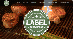 Desktop Screenshot of labelrestaurant.com