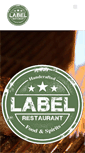 Mobile Screenshot of labelrestaurant.com